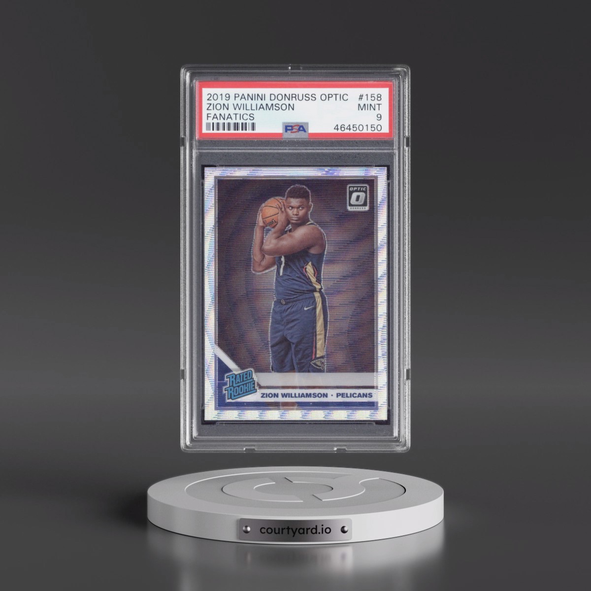 2019 Zion Williamson - Basketball Panini Donruss Optic PSA 9 MINT